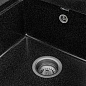 Мойка кухонная из мраморной крошки, черный, B28-22 Gerhans