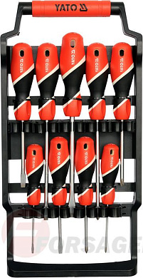 Набор отверток 9 пр. S2 HRC58 Yato YT-25968