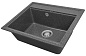 Мойка кухонная из мраморной крошки, графит, A12-24 Gerhans
