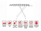 Доска гладильная Basic 2 ДСП 1070х300 мм, с подставкой под утюг, PERFECTO LINEA 42-107302