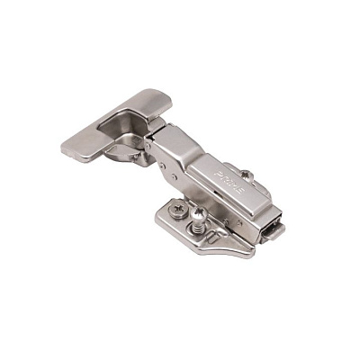 Петля полунакладная с доводчиком 45мм h0 clip-on 3D, еврошурупы, заглушки, упак 2 шт., PRIME by AKS 113403