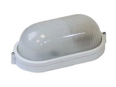 Светильник овал/белый, 60Вт, IP54, НБП 04-60-001, 1хЕ27, банник, Юпитер JP1302-03