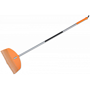 Грабли веерные пластмассовые TQ 23 зубца 49/163 см. с алюминиевым черенком Bradas TQ-G23TS