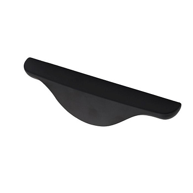 Ручка меб. скоба мет. METAX 128, черный матовый AKS 104153