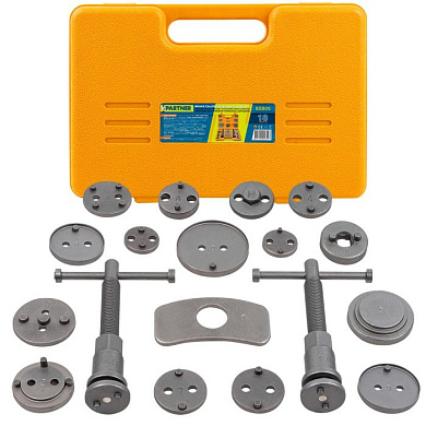 Набор для обслуживания тормозных цилиндров 18 пр. право/левосторонний привод, в кейсе Partner PA-65805