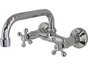 Смеситель для кухни настенный, цинк, хром Wisent W4765