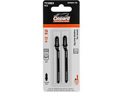 Пилка лобз. по дереву T119BO, 2 шт., пропил криволинейный, тонкий, для базовых работ GEPARD GP0631-10