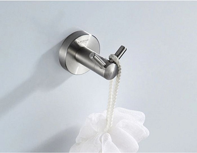 Крючок-вешалка, нержавеющая сталь SUS 304, сатин Ledeme L71705-2