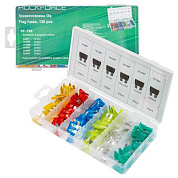 Предохранители флажковые, 120 пр. 5А, 10А, 15А, 20А, 25А, 30А RockForce RF-790