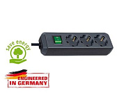 Удлинитель 1.5м черный Eco-Line Brennenstuhl 1152300015