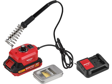 Аккум. паяльник CSI 4018 в кор. ALL1 XLT SET, 18 В, 280 - 480 С, с АКБ и З/У WORTEX 1334780
