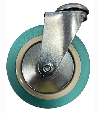 Колесо аппаратное поворотное SChg 55 125 мм под болт (N) TOR 1042998