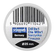 Плашка M9x1, Ø25 Scheppach Sch-DIE9x1