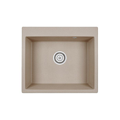 Мойка кварцевая, прямоугольная, GR-6001, 600*520мм, песочный, Granula 106489