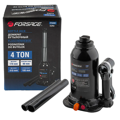 Домкрат бутылочный 4 т, 170-410 мм Forsage F-TF0402