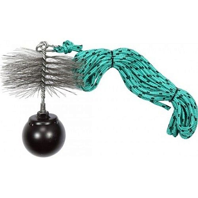 Набор трубочистов для механической очистки дымохода (ёрш с грузом) 10 м. W150 Vorel 73032