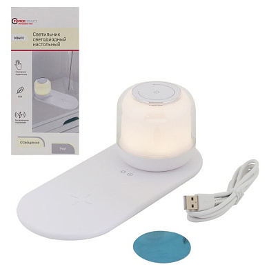 Светильник светодиодный настольный 600mah, белый ForceKraft FK-DEB4012