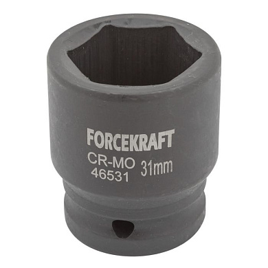 Ударная торцевая головка 31 мм. 6-гр. 3/4'' ForceKraft FK-46531