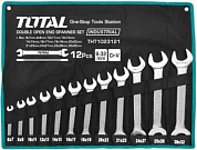 Набор рожковых гаечных ключей 12 пр TOTAL THT1023121