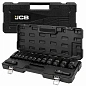 Набор глубоких ударных головок 15 пр., 1/2'' 12-гр 10-36 мм JCB JCB-4166D-9MPB