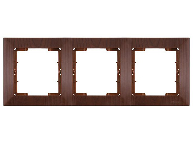 Рамка 3-ая горизонтальная орех, DARIA, Mutlusan 21208001357