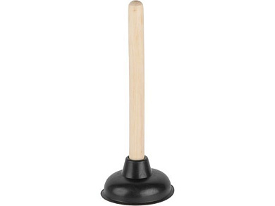 Вантуз с деревянной ручкой, 30 см, AV Engineering AVE275V30