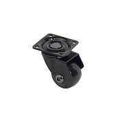 Колесо меб. ORION d35 h50 с площадкой, черный AKS 122754