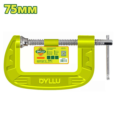 Струбцина G-образная 75 мм DYLLU DTCP1103