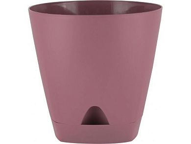 Горшок для цветов с прикорневым поливом, 2,5 л., Amsterdam, морозная слива, INGREEN ING6200МС