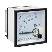Амперметр AMA-721 аналоговый на панель (72х72) квадратный вырез 50А прямое подкл, EKF ama-721-50