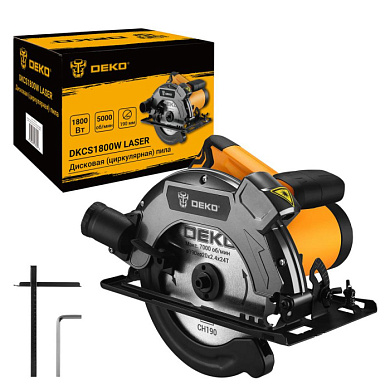 Пила циркулярная DKCS1800W Laser DEKO 086-1012