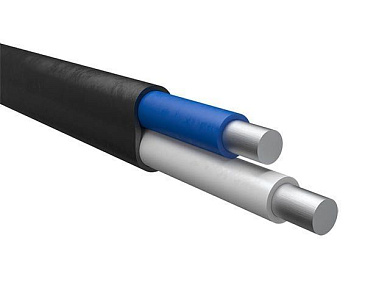 Кабель АВВГ-П 2х16 бухта 100 м, черный, БелРосКабель 4814918086942