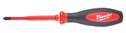 Отвертка диэлектрическая тонкая VDE Milwaukee