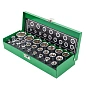 Набор головок 1/4''&1/2'', 25 пр., 6-гр. 4-32 мм RockForce RF-50121G