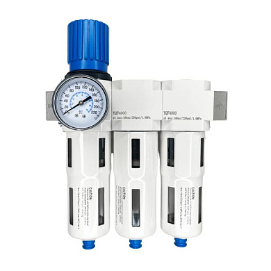 Фильтр-влагоотделитель 1/2" комбинированный (25 мкм + 5 мкм + 5 мкм) HOREX YQFR-YQF-YQF4000-04