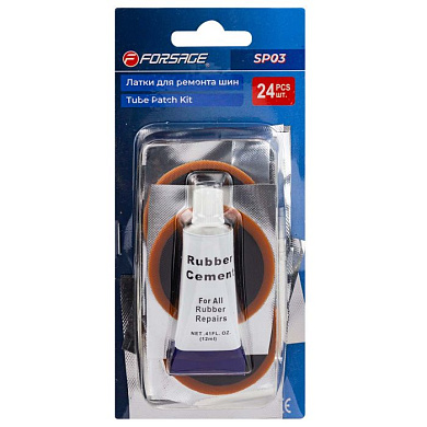 Латки для ремонта шин, комплект 24 шт. Forsage F-SP03