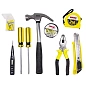 Набор инструментов 55 пр, молоток, плоскогубцы, отвертки, нож, рулетка, расходник WMC TOOLS WMC-1055
