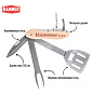 Мультитул для гриля 5 приборов 310-310 Hammer 530195