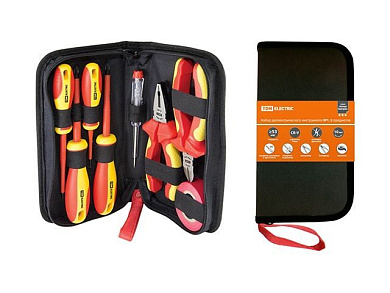 Набор диэлектрического инструмента №1, тканевый пенал, 8 пр., 1000 В TDM SQ1017-0101