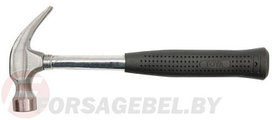 Молоток столярный с гвоздодером, металлическая ручка 600 гр. Vorel 32625