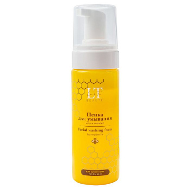 Пенка для умывания мед и молоко для сухой кожи La and Te beaute LT-1251