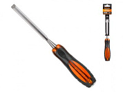 Стамеска плоская, обрезиненная рукоятка, металлический затыльник STARTUL MASTER