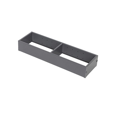 Разделитель L350 универсальный металлический Evolution, L326*W100*H50, графит SLIMBOX EVOLUTION 112469