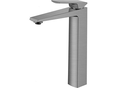 Смеситель для умывальника Lt D35, серия Lily антрацит, монолитный излив A-five A5-1420