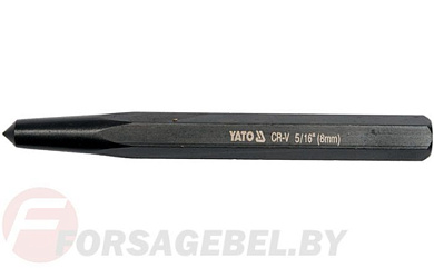 Кернер-пробойник d6.0 мм L100 мм CrV6150 Yato YT-47150