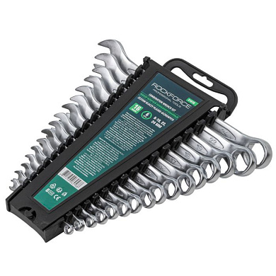 Набор ключей комбинированных 16 пр. 6-гр., 6-19, 22, 24 мм RockForce RF-5161H