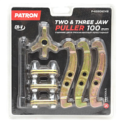 Съемник двух-трехзахватный переставной 4'' PATRON P-6590604B