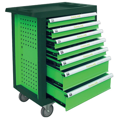 Набор инструментов 272 пр., в инструментальной тележке 7 полок ForsLine FL-F-55304