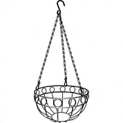Подвесное кашпо, D 25,4 см, высота с цепью и крюком 53,5 см Palisad 69016