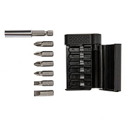 Набор бит SL, PH, PZ 1/4'', магнитный адаптер, 7 пр., Sparta 113945